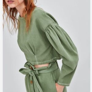 Zara cropped top